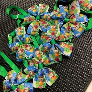 German Happy Easter dog bows